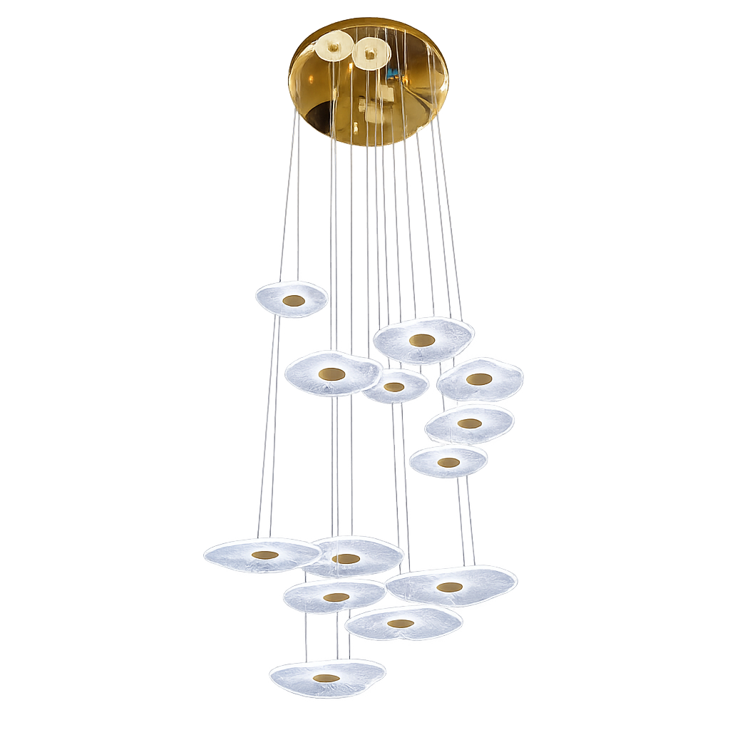 Lámpara Led Flotante Crystal Rose