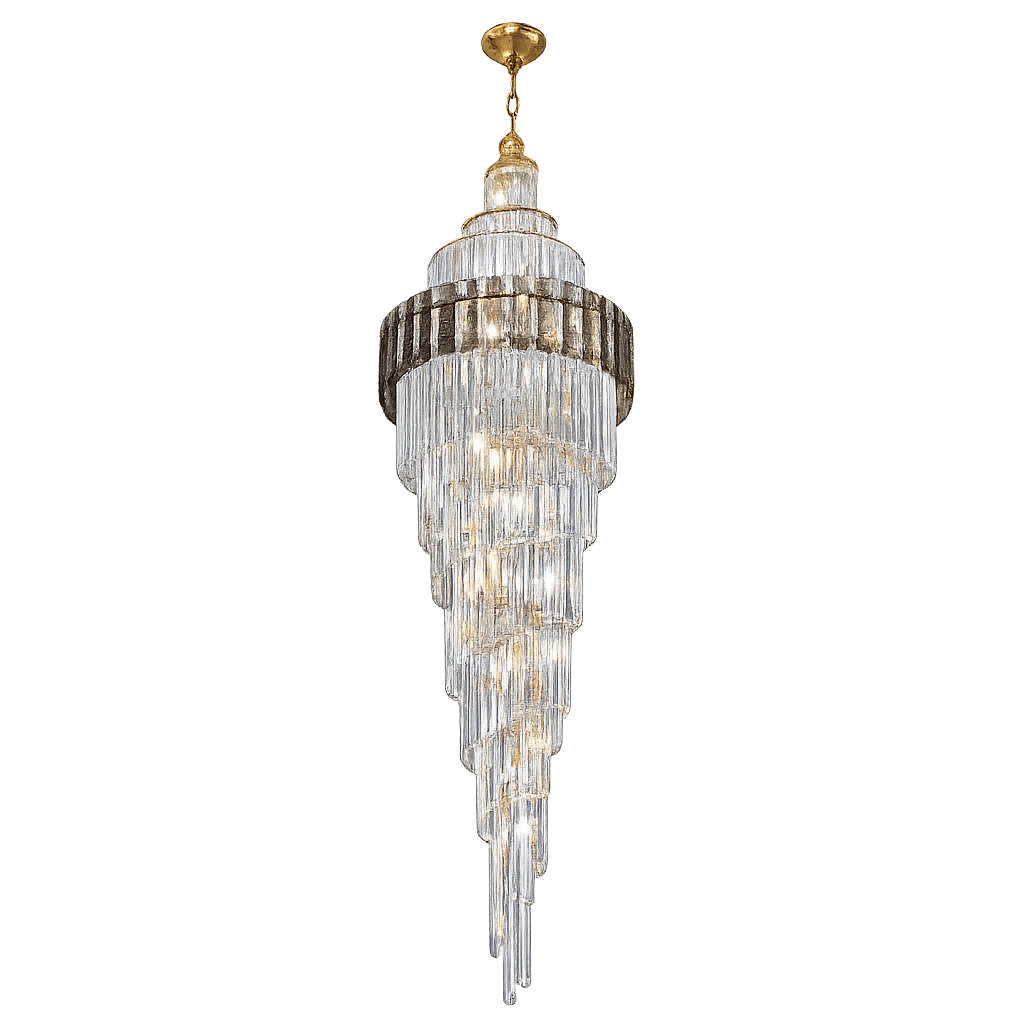 Lámpara tipo Candelabro de Cristal