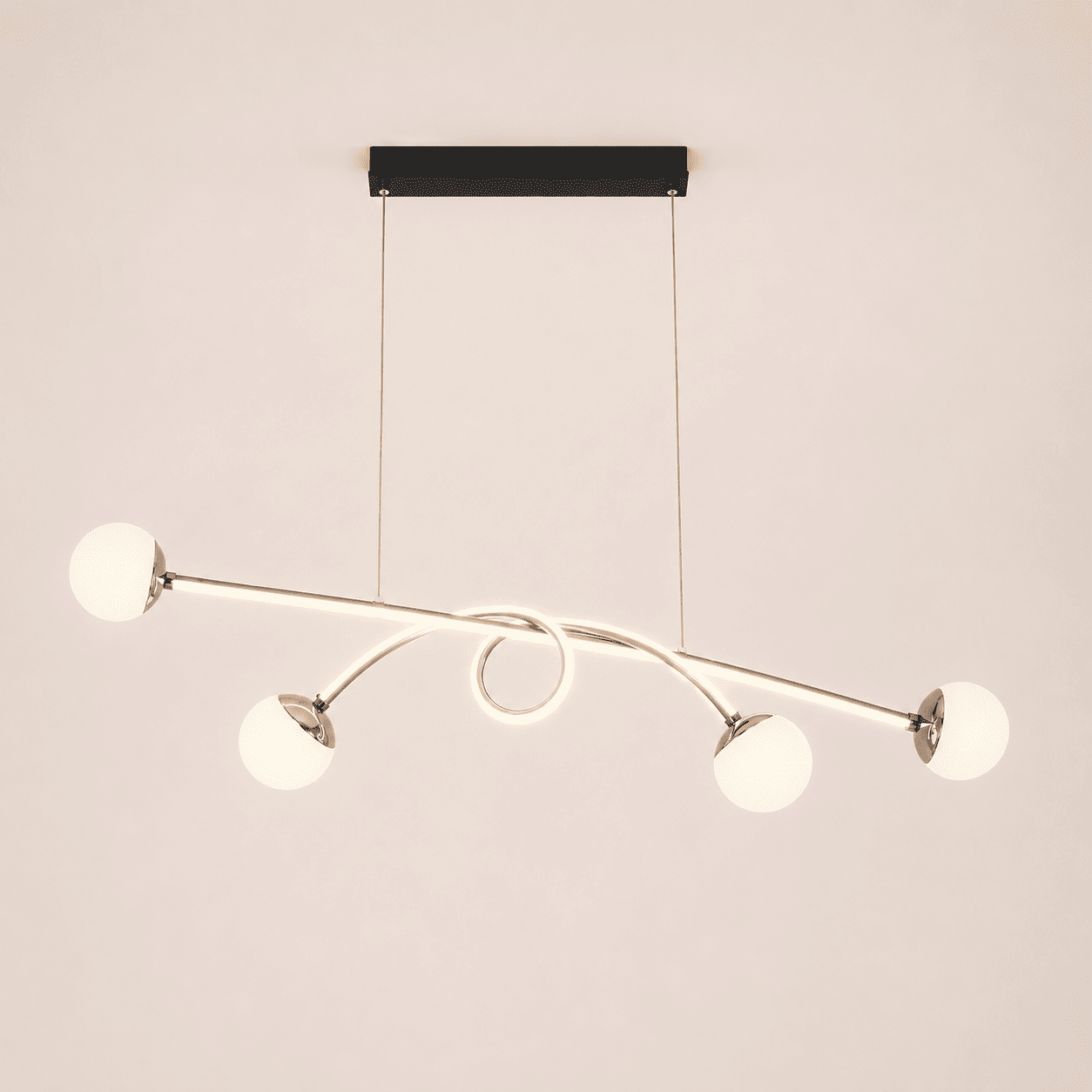 Lámpara Colgante Curvi Line Black