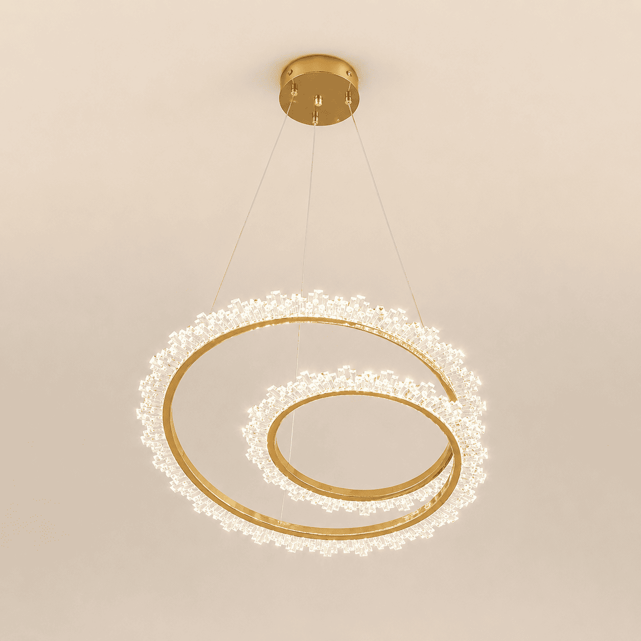 Lámpara Led Doble Espiral