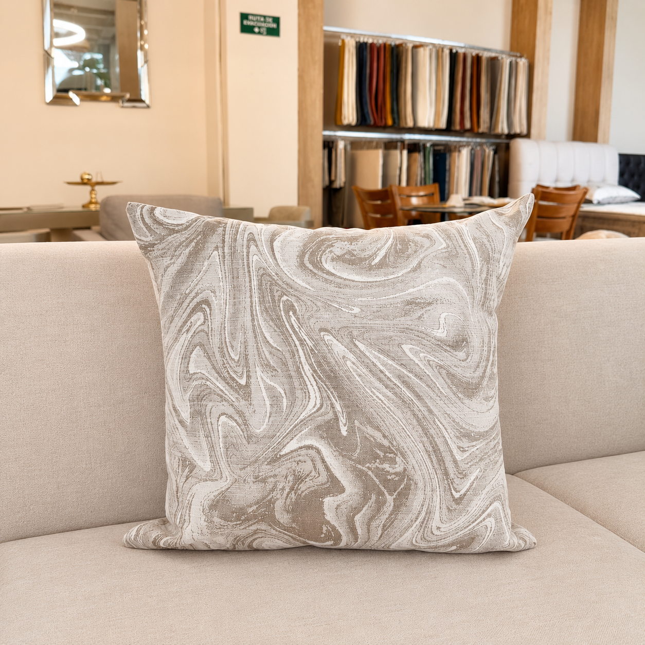Cojín Marble Flow